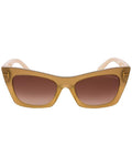 Tom Ford Kasia Matte Honey Cat Eye Sunglasses