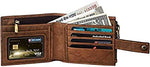 Men's Genuine Leather Wallet (Brown)