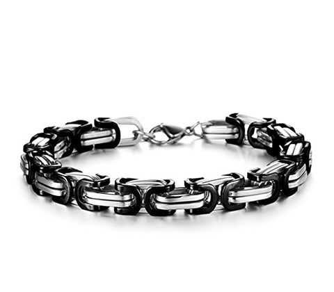 Bracket Stainless Steel Chain Bracelet for Men