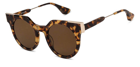 Generic Round Sunglasses (Brown)