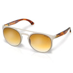 Mulco Flow Carey Frame/Gold Lens Round Sunglasses