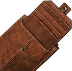 Men's Genuine Leather Wallet (Brown)