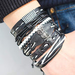 Leather Bracelet Wraps Skin Friendly For Men & Boys