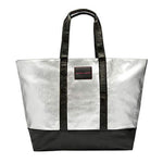 Victoria's Secret Women's Canvas Tote Bag (Silver)