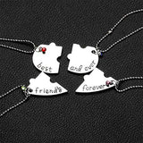 Friendship's Day BFF 4 Best Friend Necklaces