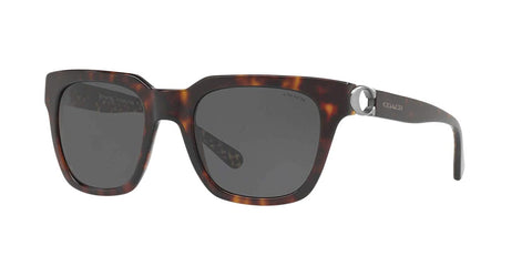 Coach Womens Sunglasses Tortoise/Grey Acetate
