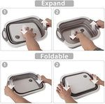 Collapsible Multi-Function Kitchen Cutting Board