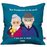 Grand Parents Printed Cushion Cover
