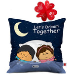 Let's Dream Together Cushion Cover with Filler
