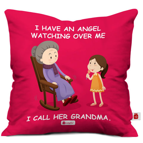 Grandma Red Cushion Cover