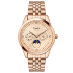 Timex Moon Phase Rose Gold Dial Women's Watch
