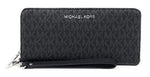 Michael Kors Travel Signature Zip Wristlet Wallet (Black)