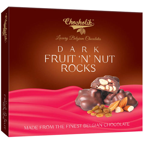 Chocholik Belgium Gift - Dark Fruit n Nut Rocks