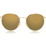 Classic Small Round Metal Frame Sunglasses