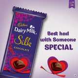 Cadbury Dairy Milk Silk Missed You Chocolate Bar, 150g- Pack of 3