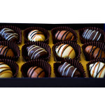 Handmade Almond Date Chocolates - 12 Pcs, Assorted Gift Box