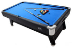Pool Table 8ft. X 4ft. Blue American Billiard Style