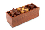 Wooden 3D Puzzle Games Set