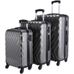 Nasher Miles Lombard Set of 3 Grey Trolley Bags