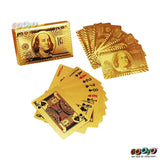 Poker Playing Cards Gold Plated