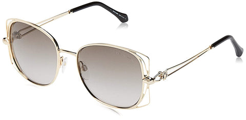 Roberto Cavalli Gold Gradient Smoke Sunglasses