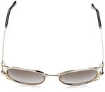 Roberto Cavalli Gold Gradient Smoke Sunglasses
