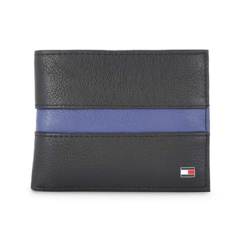 Tommy Hilfiger Black/Blue Men's Wallet