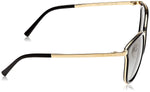 Michael Kors Black / Gold Adrianna Round Sunglasses