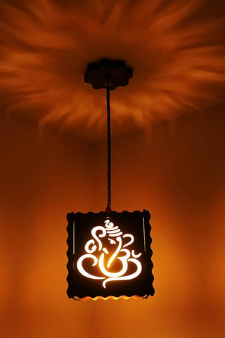 Ganesh Ji Pooja Room Ceiling Light