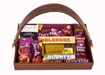 Chocolate Gift Hamper (Chocolates in Leather Basket)