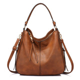 Realer Women's Faux Leather Hobo Bag