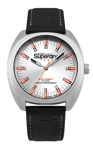 Superdry Infantry Analog Silver Dial Men's Watch