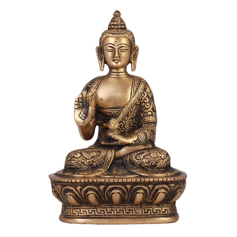 Buddha Idol, 7-inch (Bronze)