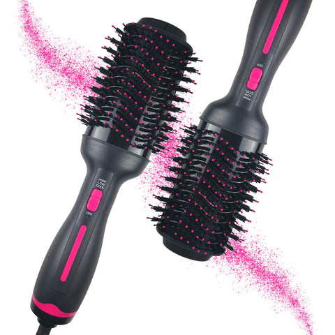 Hair Dryer Brush & Volumizer Anti-scald Smooth Frizz Ionic Technology