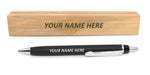 Personalized Pen & Wooden Box with Name ENGRAVED
