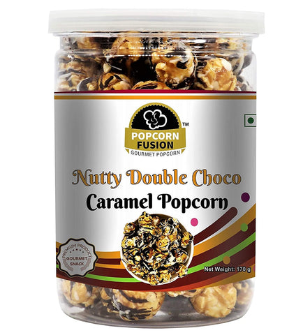 Popcorn Fusion Nutty Double Chocolate Caramel Popcorn-170g
