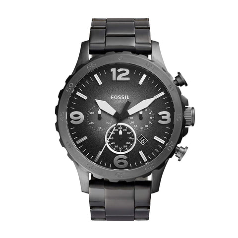 Fossil Nate Chronograph Grey Dial Men's Watch