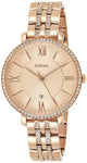 Fossil Jacqueline Analog Rose Gold Dial Women's Watch