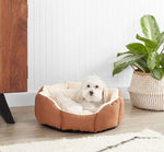 AmazonBasics Octagon Pet Bed - Brown
