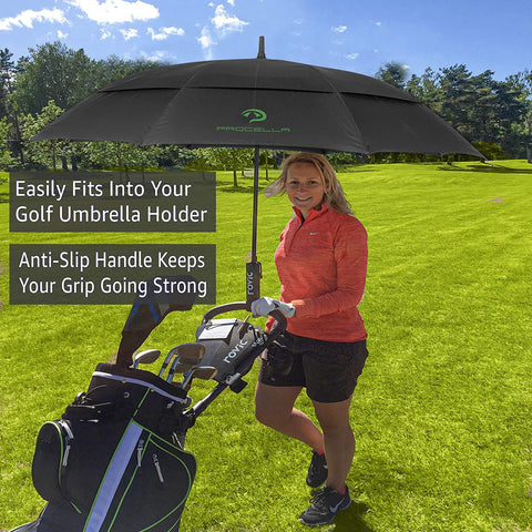 Procella Golf Umbrella 62-inch Large Rain & Wind Resistant